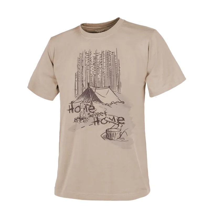 Triko Helikon Home Sweet Home - Khaki L Expresní Doručení