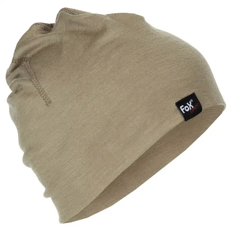 čepice MFH Merino Lite - Coyote Zlevněný