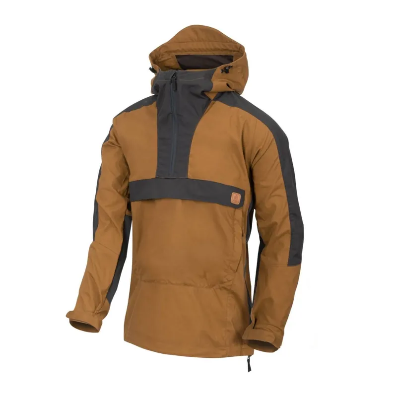 Aktuální Bunda Helikon Woodsman Anorak - Coyote/Ash Grey S