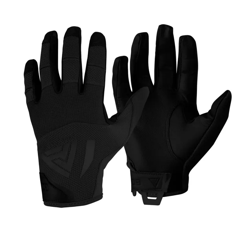 Rukavice Direct Action Hard Gloves - Leather - Black M Akční Cena