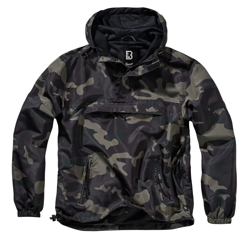 Bunda Brandit Summer Windbreaker Anorak - Darkcamo XL Dokud Zásoby Vydrží