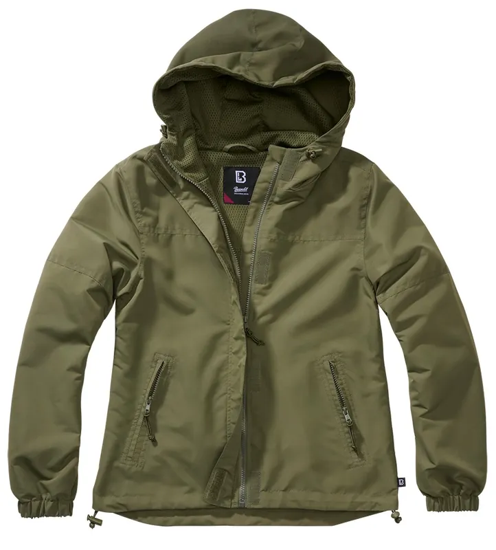 Nejlepší Volba Dámská bunda Brandit Ladies Summer Windbreaker Frontzip - Olive 4XL