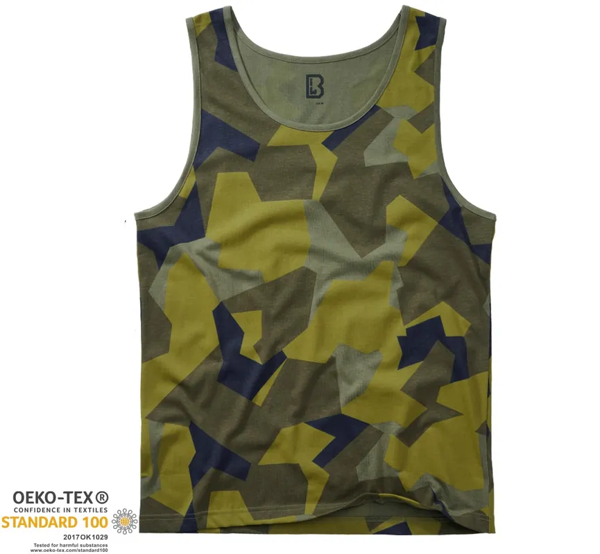 Dokud Zásoby Vydrží Tílko Brandit Tank Top - Swedisch Camo M90 3XL