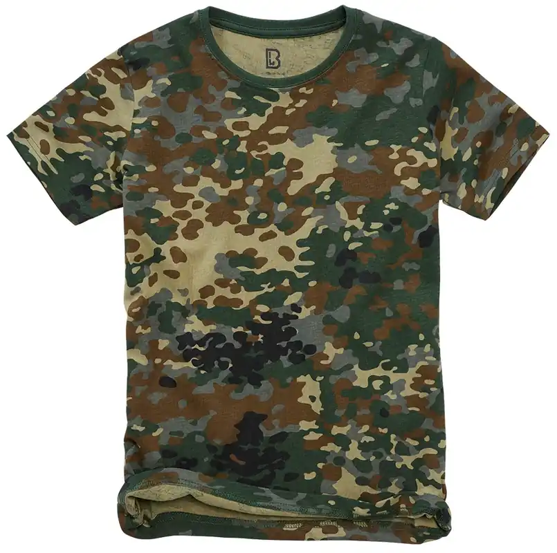 Dětské triko Brandit Kids T-Shirt - Flecktarn 134/140 Časově Omezené