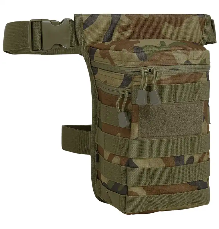 Nová Kolekce Stehenní pouzdro Brandit Side Kick Bag Molle - Woodland