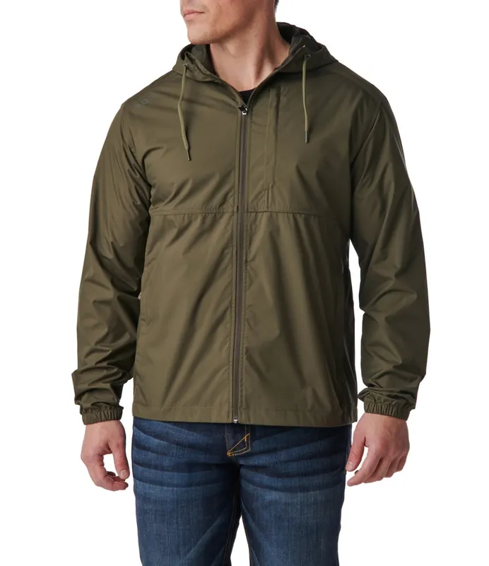 Hit Sezóny Bunda 5.11 Radar Packable Hooded Jacket - Ranger Green 2XL