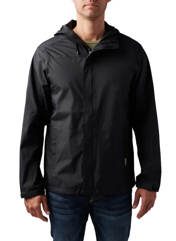Nová Kolekce Bunda 5.11 EXOS Rain Shell - Black M