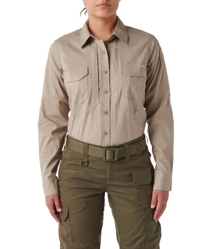 Novinka Dámská košile 5.11 WMN ABR PRO Shirt L/S - Khaki S