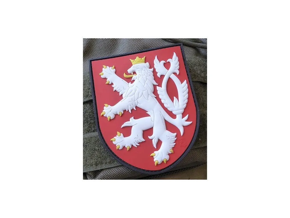 3D Nášivka Český lev - barevná, A.C.M. Horká Nabídka