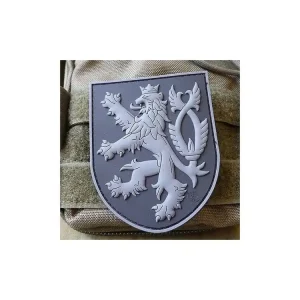 3D Nášivka Český lev - černá, A.C.M. Sleva