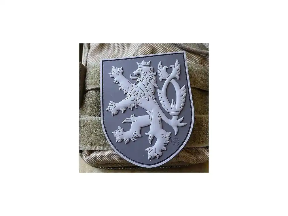 3D Nášivka Český lev - černá, A.C.M. Sleva