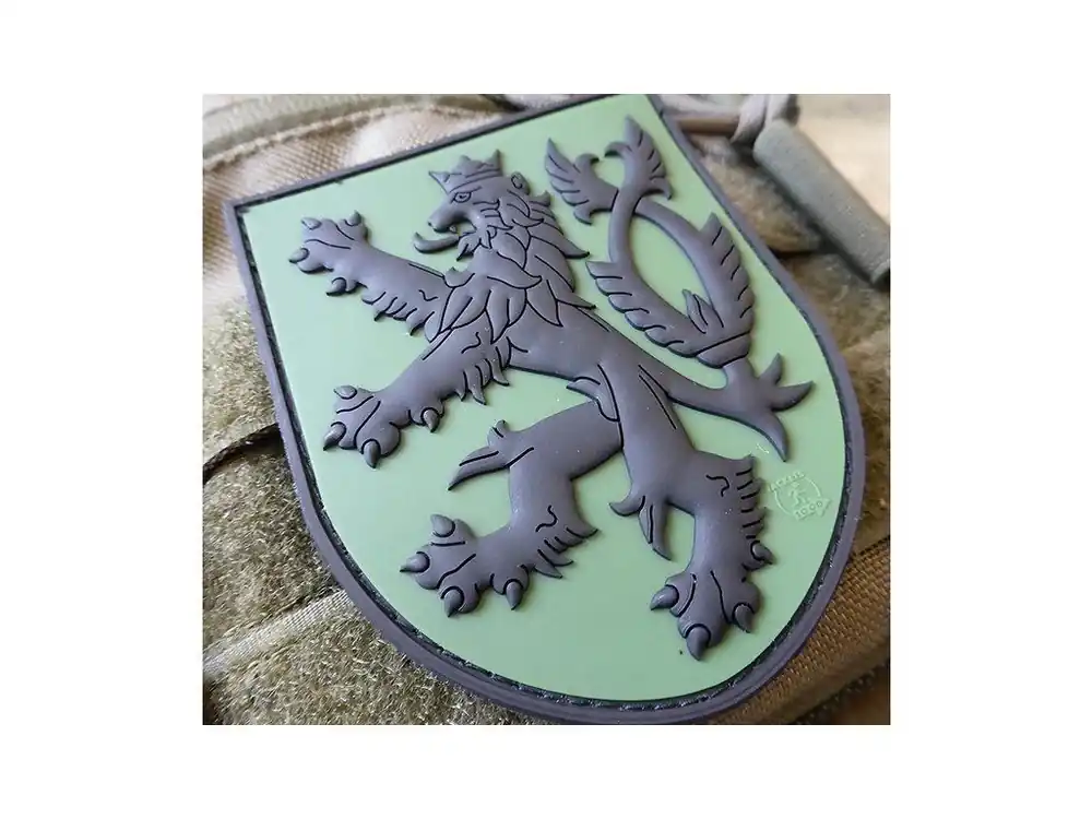 3D Nášivka Český lev - zelená, A.C.M. Akční Cena