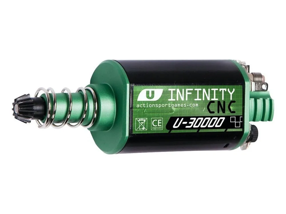 Časově Omezené Zátěžový motor INFINITY CNC U-30000 - dlouhá osička, ASG