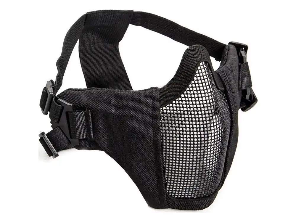 Měkčený face protector mřížkový - černý, ASG Nejprodávanější
