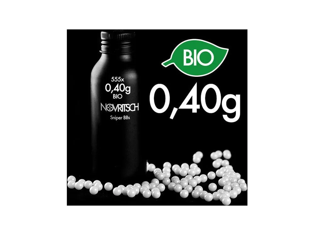 Airsoftové kuličky Novritsch BIO 0,40g, 555bb Expresní Doručení