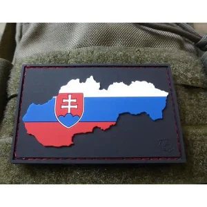 3D nášivka vlajka Slovenská - barevná, A.C.M. Akční Nabídka