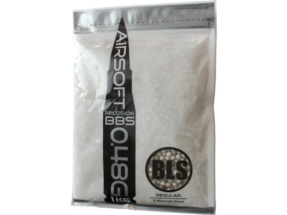 Airsoftové kuličky BLS Precision Grade 0,48g, 2080bb, bílé Zlevněný