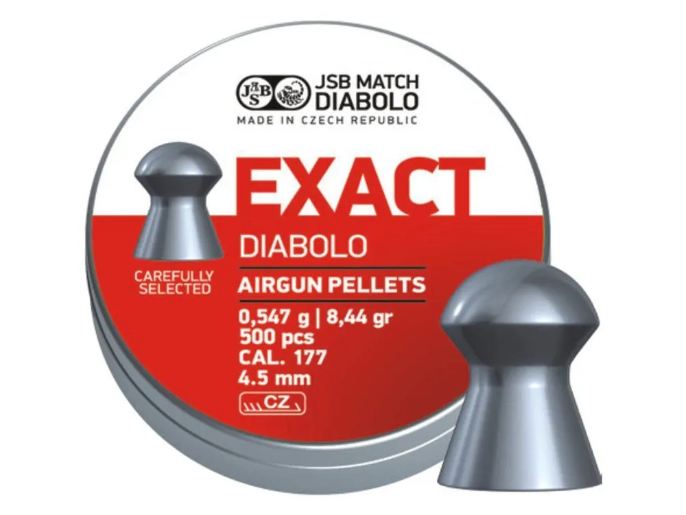 Značkový Diabolky JSB EXACT 4,5mm (cal .177) - 500ks, JSB Match Diabolo