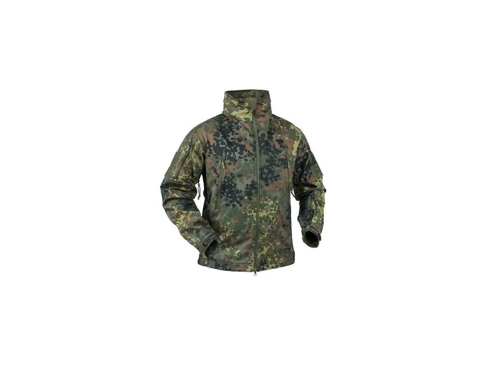 Jen Po Omezenou Doba Bunda Gunfighter Shark Skin - Flecktarn, Helikon-Tex