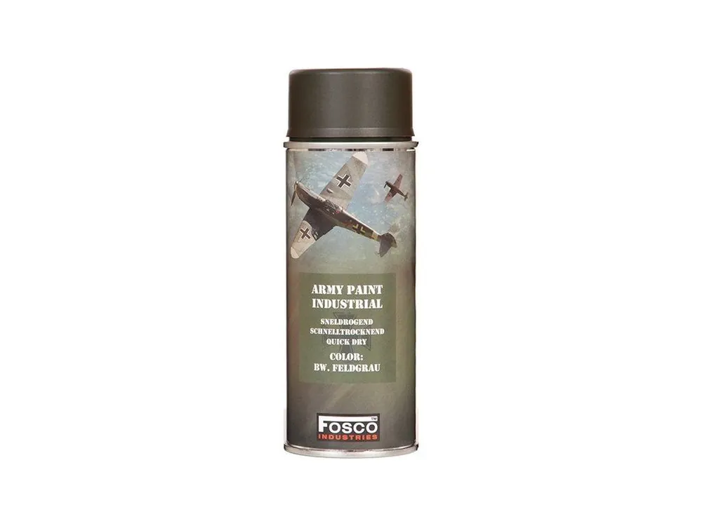 Barva ARMY ve spreji 400ml - RAL 6006 BW šedá Feldgrau, Fosco Kup Teď