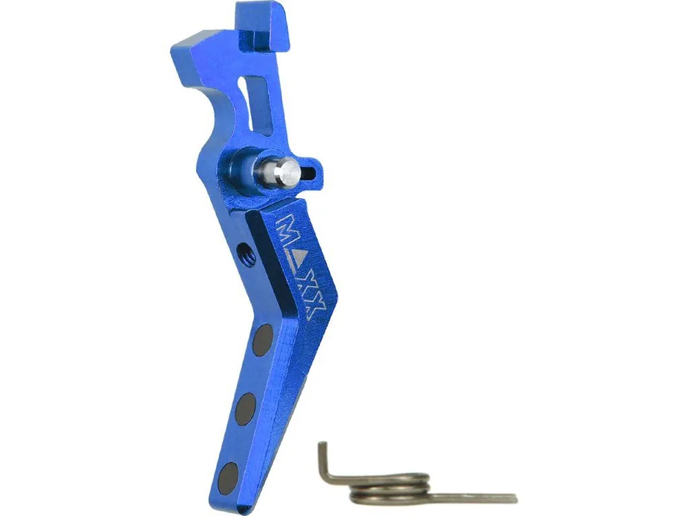 CNC spoušť Advanced style A pro M4 - modrá, MAXX Model Nejprodávanější