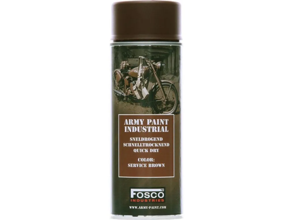 Barva ARMY ve spreji 400ml - Service Brown, Fosco Omezená Nabídka