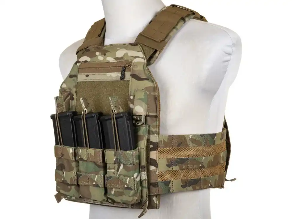 Aktuální Taktická vesta 420 s nosičem plátů a třemi sumkami - Multicam, Emerson Gear