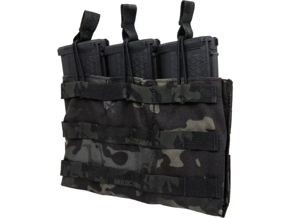 Expresní Doručení Trojitá otevřená sumka pro zásobníky M4 - Multicam Black, Emerson Gear