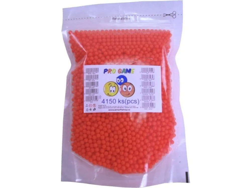 Kuličky Pro Game Gold Pearl 0,12g, 4150bb, oranžové Horká Nabídka