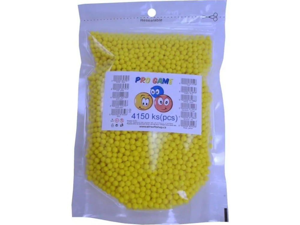 Kuličky Pro Game Gold Pearl 0,12g, 4150bb, žluté Cenová Bomba