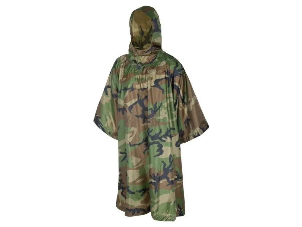 Jen Po Omezenou Doba Pončo U.S. Model - Woodland, Helikon-Tex