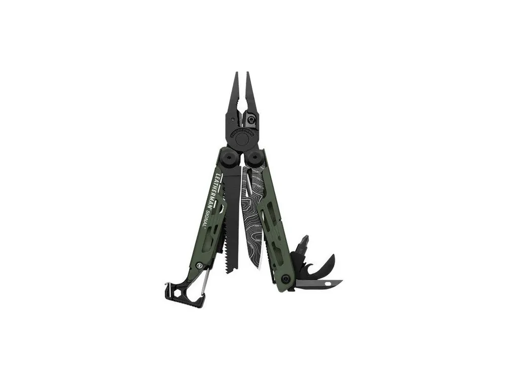 Top Prodej Multitool Signal - Green Topo, Leatherman