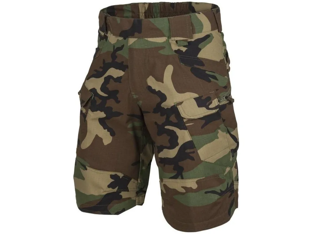 Zlevněný Kraťasy UTS URBAN TACTICAL 11\\" rip-stop - Woodland, Helikon-Tex