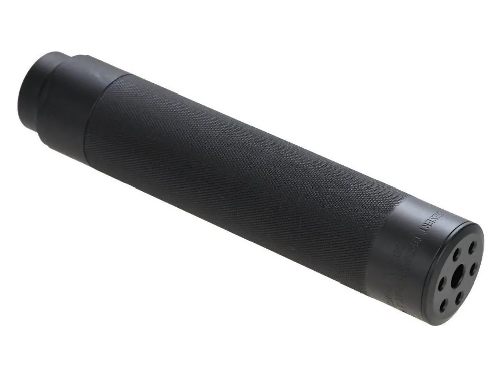 Kovový tlumič SRS QD DTSS .300, 200x41,3mm - M24x1 pravotočivý, Silverback Airsoft Sezónní Sleva