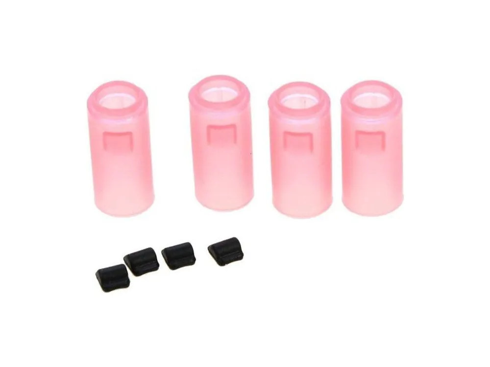 Ověřený Set 4ks Flat HopUp gumička 80° s přítlaky pro SRS - červená, Silverback Airsoft