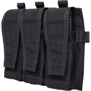 Zásobníkový uzavíratelný panel pro 3x M4\\/M16 na vesty JPC 2.0, AVS nebo FCSK - černý, APE Force Gear Nízká Cena