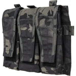 Tovární Cena Zásobníkový uzavíratelný panel pro 3x M4\\/M16 na vesty JPC 2.0, AVS nebo FCSK - MC Black, APE Force Gear