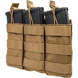 Trojitá otevřená MOLLE sumka pro zásobníky M4 - písková TAN, Specna Arms Výhodná Nabídka