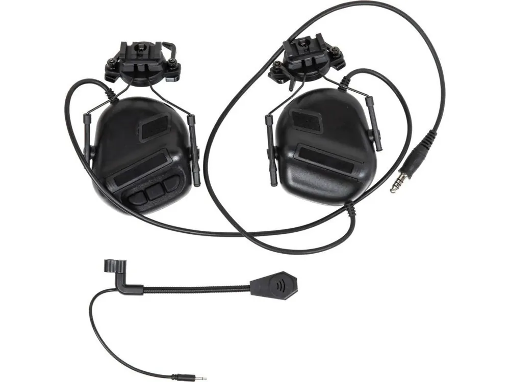 Vrácení Zdarma Aktivní chránič sluchu \\/ headset HD-11 Gen. 5 - černý, Wosport