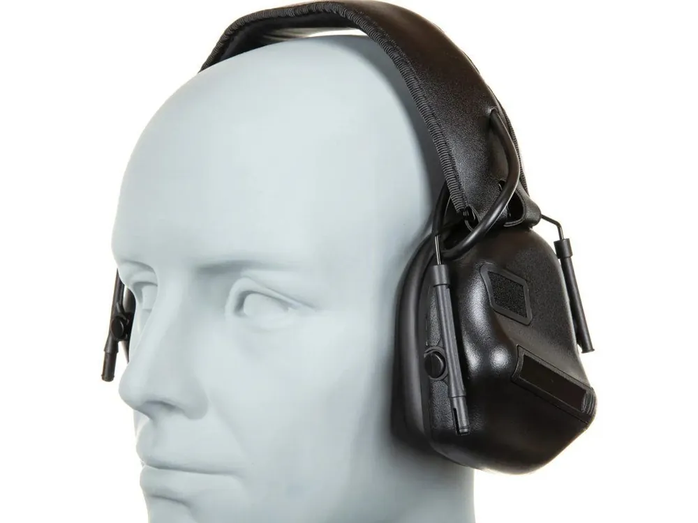 Aktivní chránič sluchu \\/ headset HD-12 IPSC Gen 5 - černý, Wosport Top Prodej