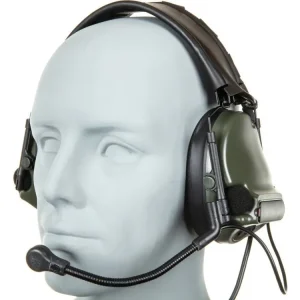 Taktický headset C5 HD-14-A - olivový OD, Wosport Speciální Cena