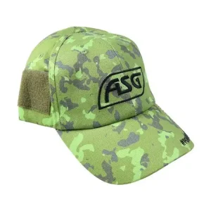 ASG kšiltovka - zelené CAMO, ASG Nízká Cena