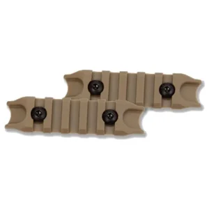 Časově Omezené Plastová M-LOK lišta 5 pozic (80mm) - 2ks, písková, G&G