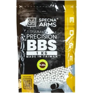 Airsoftové kuličky Specna Arms EDGE ULTRA™ BIO 0,40g, 1kg - bílé Akce