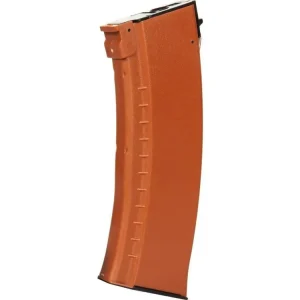 VÝPRODEJ - Zásobník pro AK74 - plastový, oranžový, točný, 500bb, CYMA Originální