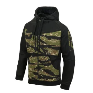 Mikina ROGUE (FullZip)® - černá\\/Tiger Stripe, Helikon-Tex Víkendová Akce