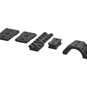 Časově Omezené Adaptér pro kolimátor na 30mm montážní kroužky X-ACCU se 6 šrouby - černý, Vector Optics