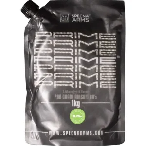 Airsoftové kuličky Specna Arms PRIME™ BIO 0,25g, 1kg - bílé Výprodej