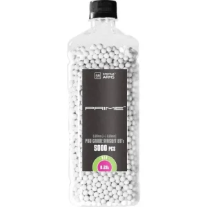 Tovární Cena Airsoftové kuličky Specna Arms PRIME™ BIO 0,28g, 5000bb, láhev - bílé