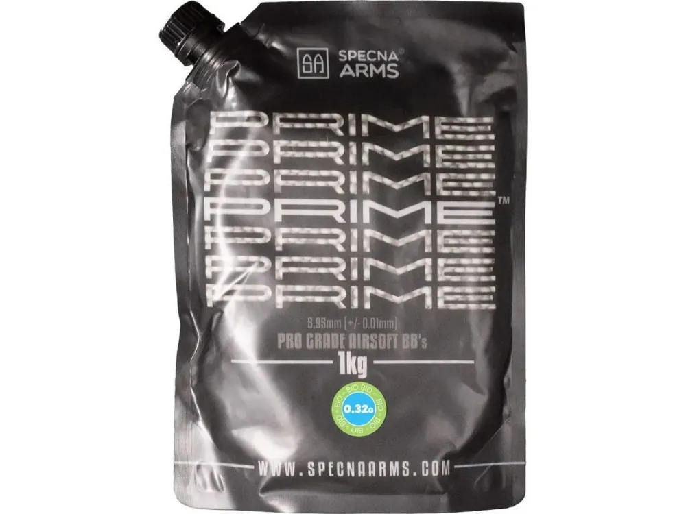 Nízká Cena Airsoftové kuličky Specna Arms PRIME™ BIO 0,32g, 1kg - bílé
